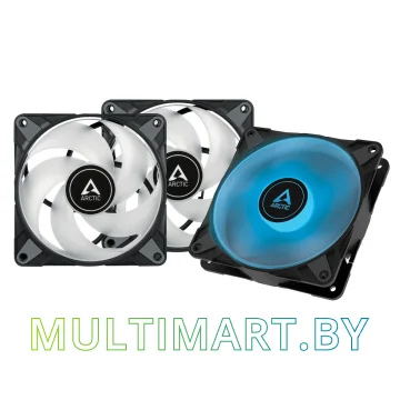 Вентилятор для корпуса Arctic P12 PWM PST RGB 0dB Value Pack (ACFAN00230A)